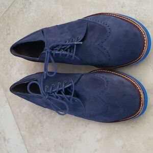Cole Haan Blue Suede shoes 💙